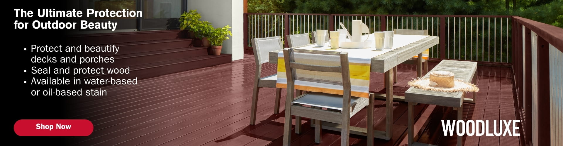 Woodluxe stains by Benjamin Moore